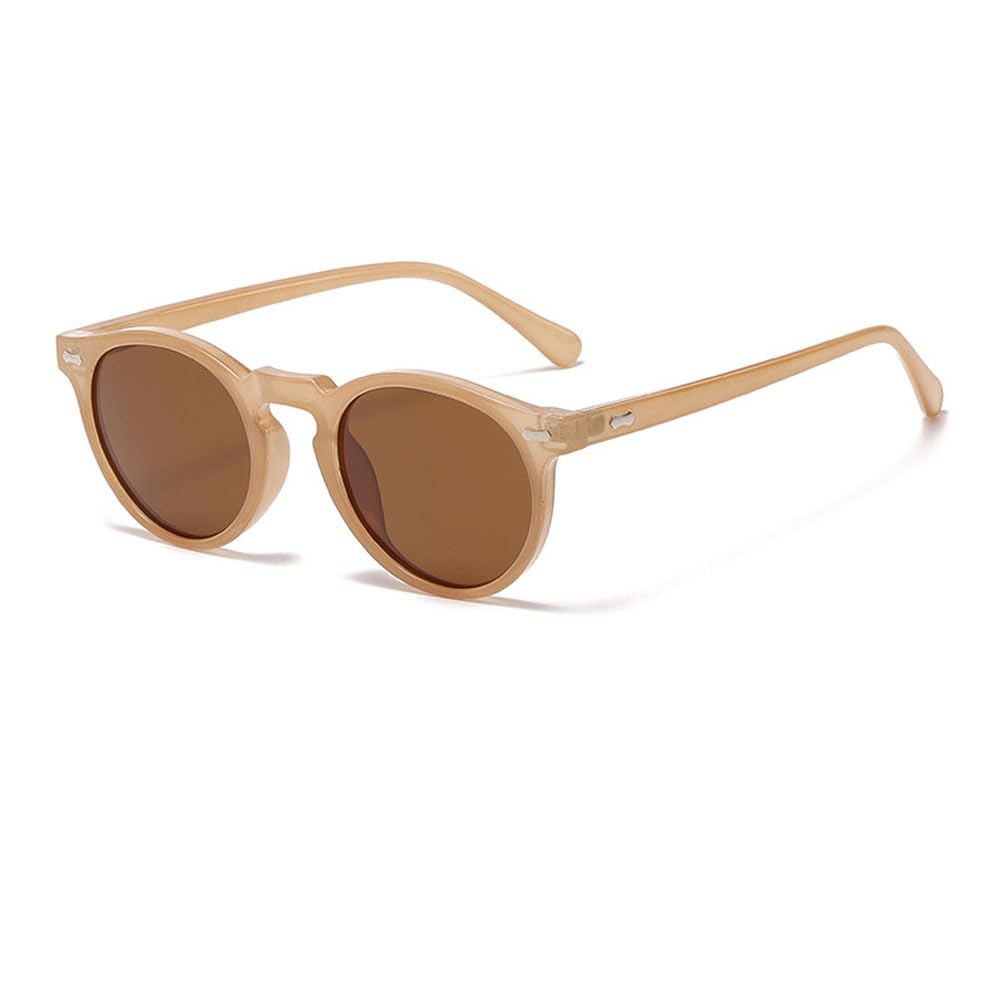 Photo 1 of Ridering Retro Polarized Round Sunglasses for Women Men,Classic Round Sunglasses UV Protection for Outdoor Wear