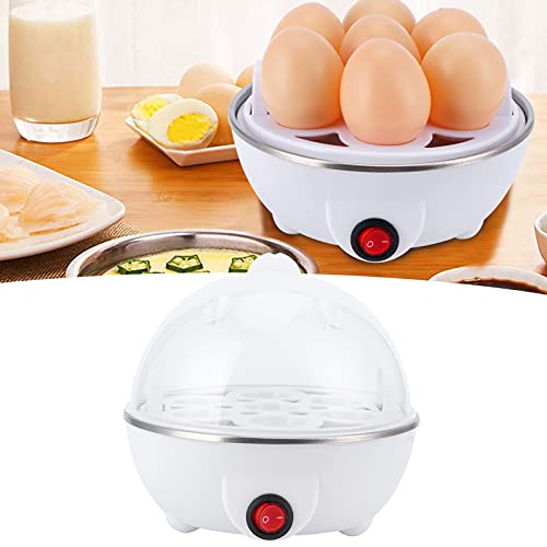 Cocedor de Huevos Eléctrico, 350 W, Mini Cocedor de Huevos Multifuncional, Vaporizador, Cazador Furtivo, Hervidor de Huevos Eléctrico para Uso en la Cocina, Cocedor de Huevos