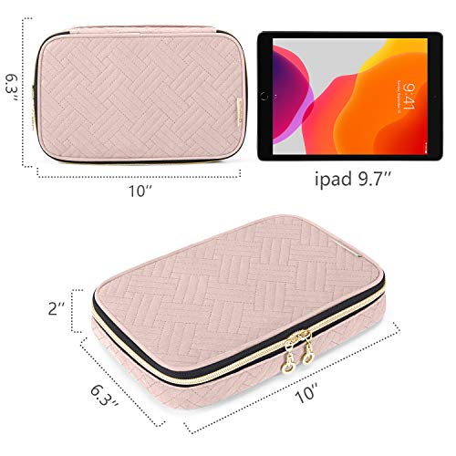 Yarwo Travel Makeup Brushes Bag, Portable Cosmetic Bag for Makeup Brushes (up to 9.4" )and Cosmetic Essentials, Pale Mauve (BAG ONLY) 5 Yarwo Travel Makeup Brushes Bag, Portable Cosmetic Bag for Makeup Brushes (up to 9.4" )and Cosmetic Essentials, Pale Mauve (BAG ONLY)