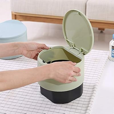 Mulleimer Mini Cute Korean Small Desk Home Mit Deckel Mulleimer Kleine Mulleimer Desktop Mulleimer Kreative 90 Mullsacke Fur Office Study Bathroom Wohnzimmer Und Mehr Amazon De Kuche Haushalt