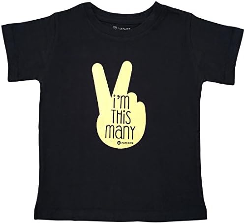 Fayfaire 2nd Birthday Shirt Outfit: Boutique Quality Second Bday I’m This Many 2T-3T