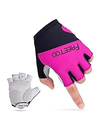 TOO - Guantes de entrenamiento para mujer, guantes de gimnasio, levantamiento de pesas, fitness para la prensa de bancos, mancuernas, barra, barra de dominadas, barra horizontal, cuerda de batalla, ciclismo y otros entrenamiento de peso