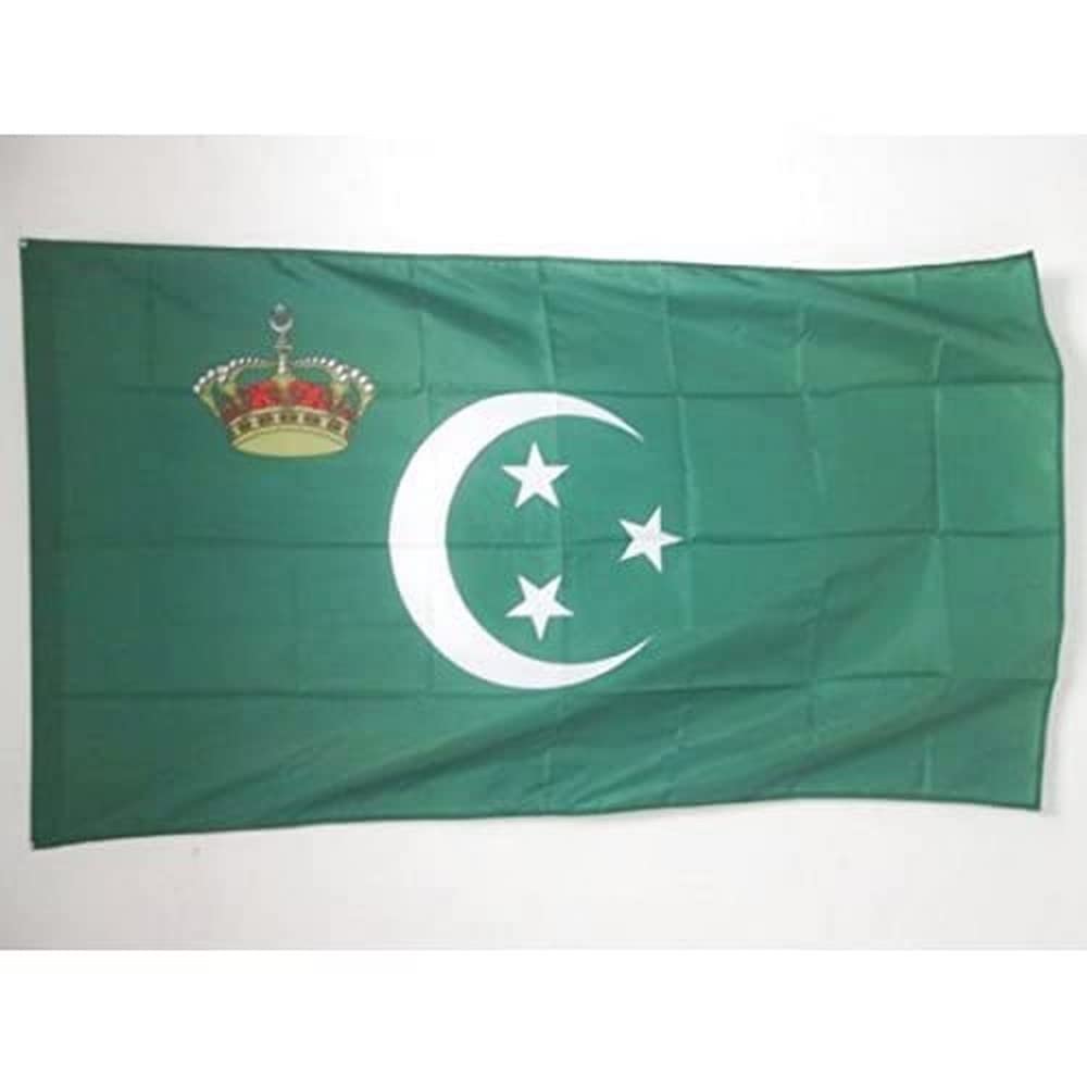 AZ FLAG - Royal Standard of Egypt 1923–1953 Flag - 3x5 Ft - Egyptian Kingdom Banner with Sleeve - 100% Polyester - Fade Resistant - Vivid Colors - 3' x 5' Feet - 150x90 Cm