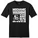 Avoid Injury Dont Tell Me How To Do My Job Mechanic Young Mens T-Shirt