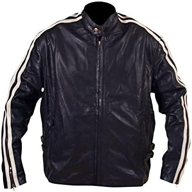 SleekHides Men's Gibson Real Leather Lethal Weapon Jacket