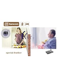 samcom 10-Channel Digital FM inalámbrico sistema de comunicación de para el hogar y oficina 2 estaciones
