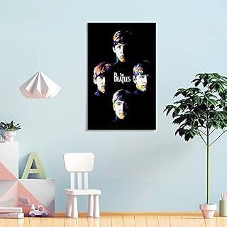 XYDQ Poster décoratif sur toile The Beatles pour salon, chambre à coucher 40 x 60 cm – Image 4