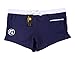 CAESER ARCHY Men's Swimming Trunks Boxer Brief Swimsuit,Navy Blue,US M/Asia XL(Waist:30