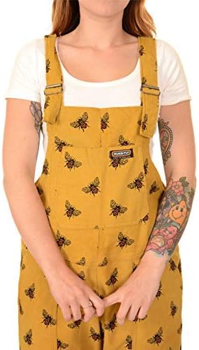 bee dungaree dress