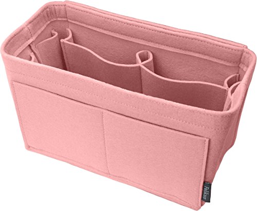 Pelikus Felt Purse & Tote Organizer Insert/Multi-Pocket Handbag Shaper (Medium, Blush Pink – m)