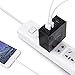 USB Wall Charger, ETL Certified B-Land Universal 4-Port USB Charger Multiple USB Charger for iPhone 7 / 6s / 6 / 5s / 5/ Plus, SE, iPad, Galaxy S7 / S6 Edge, S5, LG, Nexus, HTC & more (Black)