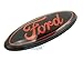Truck Emblem Warehouse 1 NEW CUSTOM BLACK & RED 99-04 F250, F350, F450, F550, EXCURSION POWER STROKE SUPER DUTY GRILL EMBLEM