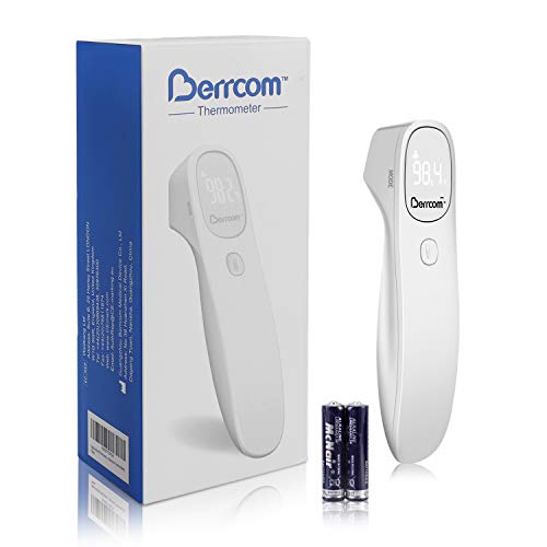 Berrcom Digital Infrared Thermometers for Baby Adults, Non Contact Infrared Forehead Thermometer with LED Display, 3 Modes Body/Surface/Room Temperature Electronic Thermometers - Thumbnail 6