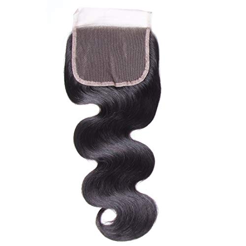 Unice-8A-Indian-Body-Wave-Free-Part-4x4-Lace-Closure-100-Unprocessed-Virgin-Human-Hair-Natural-Color-14inch-Free-Part-Closure