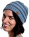 Tough Headwear Womens Winter Hat - Warm Chunky Cable Knit Beanies - Winter Beanie Hats for Women Cold Weather - Beanies Women Light Blue