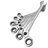 Craftsman 7 Piece Elbow Ratcheting Wrench Set, Inch