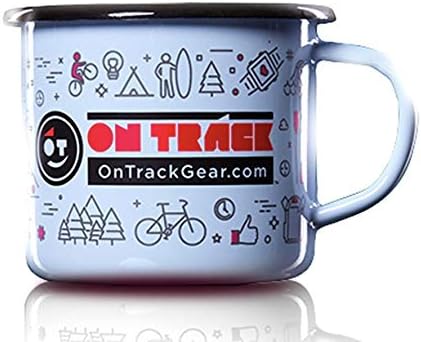 Outdoors Camping Enamel Coffee Tea OT Happy Mug 12 oz: Bring that Great Campsite Feeling Home