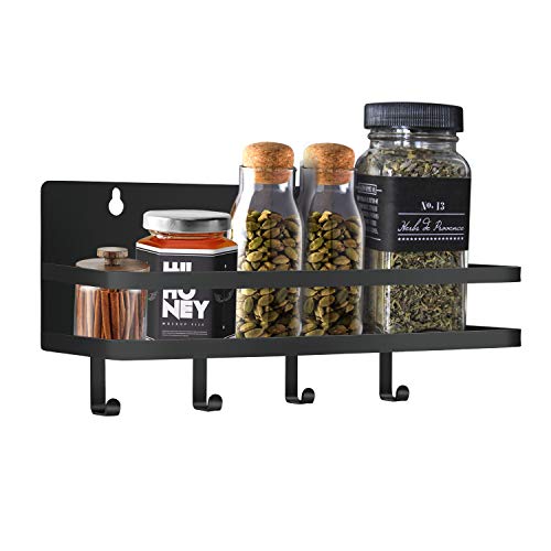Spice Rack, Strong Shelf for refrigerator with 4