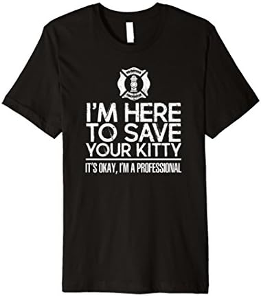 "Save Your Kitty" Graduation Rescue Firefighter T-shirt
