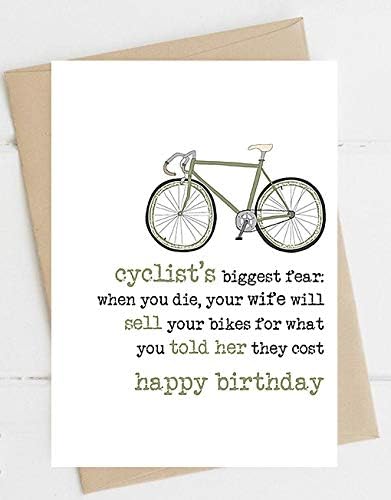 Biglietti Per Auguri Di Compleanno Per Ciclisti Da Dandelion Stationery Ww415 Amazon It Cancelleria E Prodotti Per Ufficio