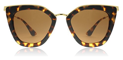 Prada PR53SS 7S06N0 Medium Havana PR53SS Cats Eyes Sunglasses Lens Category 2 S