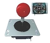 Arcade Joystick with Red Ball - Switchable From 8-way to 4-way Operation Js19