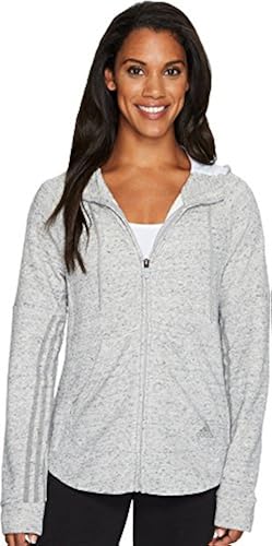 adidas Women's Athletics Sport Street Full Zip Hoodie, Medium