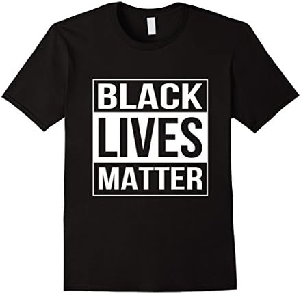 Men's Black Lives Matter Political Protest T-Shirt Medium Black