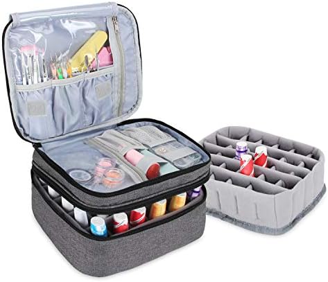 ▷ Comprar Online Luxja Organizador de esmaltes de uñas, esmaltes de uñas  Estuche, Porta esmaltes de uñas- Sostiene 30 | Camacho Stand_Art