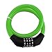 sanwo Security Bike Lock Resettable Combination Cable Lock for Bicycle (Green)thumb 4