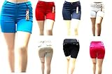 1826 JEANS Women's premium PLUS SIZE TWILL SHORT SOLID COLORS Stretch PS-792