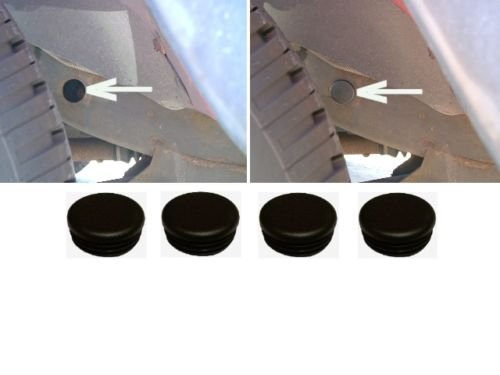 CPW (TM) Frame Hole Cover Plugs Keep Out Mud Jeep Wrangler TJ 1997 through 2006