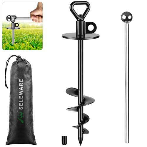 SELEWARE Dog Tie Out Stake