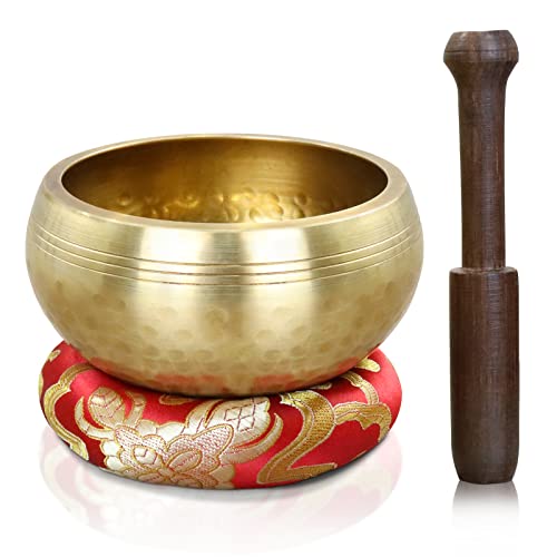 Agsnilove Tibetan Singing Bowl Sound Healing Bowls 3.75\