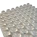 DerBlue Self-Adhesive Rubber Feet-Door & Drawer Cabinet Furniture Bumpers-Clear Cylindrical(0.47