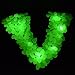 Aukora Glow in The Dark Garden Pebbles for Christmas Decorations Outdoor, 200pcs Decorative Stones Aquarium Rocks for Garden Walkway Path Patio Lawn Yard Pot Plants Pool Garden (Green)