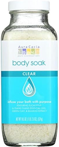 Aura Cacia Body Soak - Clear - 18.5 oz - 1 each