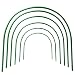 WDDH 6Pcs Portable 4ft long Steel with Plastic Coated hoops,Greenhouse Hoops,Grow Tunnel,Support Hoops for Garden Fabric