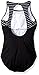 Speedo Women's Endurance+ Stripe High Neck One Piece Swimsuit