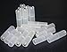 Lontenrea 18 Pcs Transparent AAA to AA Battery Converter Adapter Case AAA Battery Case (18 Pcs AAA Battery Case)