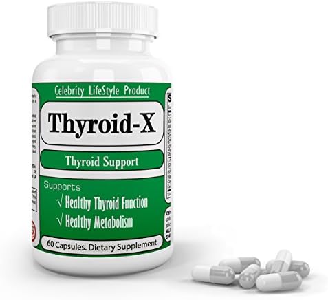 Thyroid Formula with Iodine, Boost Metabolism, Energy and Focus, Ashwagandha, Copper, Coleus Forskohlii, Vitamin B12 Complex, Zinc, More Vegetarian Non-GMO Gluton Free Made in USA.