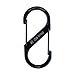 Nite Ize SB3-03-01 Size-3 S-Biner Dual Carabiner, Stainless-Steel, Black