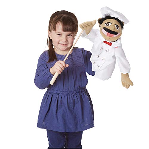 Melissa & Doug Chef Puppet with Detachable Wooden Rod for Animated Gestures - //coolthings.us