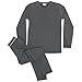 Rocky Thermal Underwear For Boys (Thermal Long Johns Set) Shirt & Pants, Base Layer w/Leggings/Bottoms Ski/Extreme Cold (Charcoal - Small)