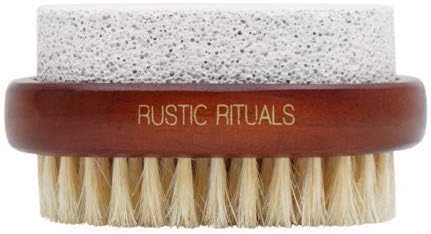 Rustic Rituals Hand and Foot Brush With Pumice Stone, Beige, 200 g