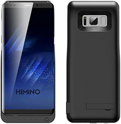 Galaxy S8 Battery Case 6000mAh, Himino Extended Portable Battery Charger Case Rechargeable Power Bank Protective Charging Case for Samsung Galaxy S8(Black)