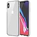 KHOMO - iPhone Xs MAX 2018 6.5-inch Display - [Hybrid] Bumper Case with Clear - Scratch Resistant Back