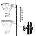 Yaheetech Height Adjustable Basketball Hoop System Portable Kids Junior Indoor Outdoor Net Goal Stand 29 Inch Backboard W/Wheels