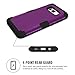 Samsung Galaxy S8 Plus Case, VPR 3 in 1 Hybrid Cover Hard PC Soft Silicone Rubber Heavy Duty Shock Absorbing Protective Defender Case for Samsung Galaxy S8 + Plus (2017) 6.2 inch (Dark Purple+Black)