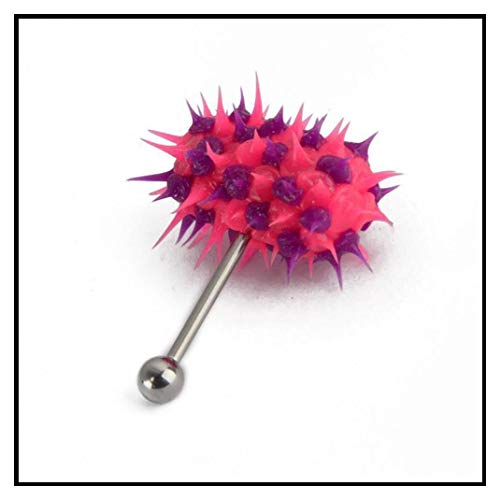 In Box Colorful Personality Trendy Vibrating Tongue Ring Body Piercing  Jewelry 13 in Kenya